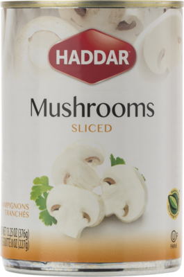Mushrooms Sliced 8oz