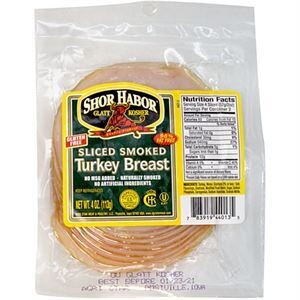 Sliced Smoked Turked Breast 4oz