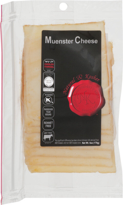 Sliced Muenster Cheese 6oz