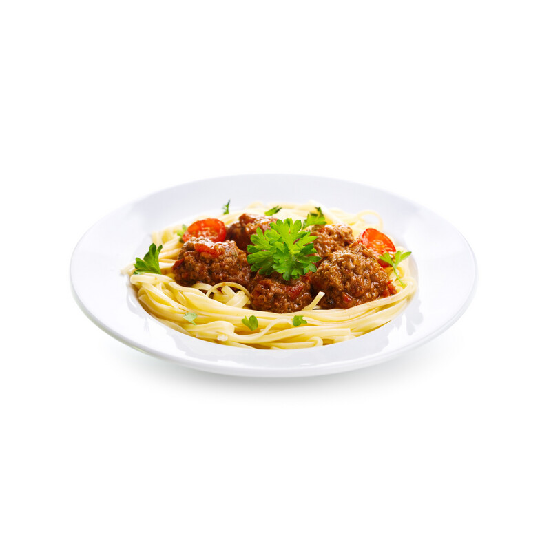Sweet n&#39; Sour Meat Balls with Spaghetti