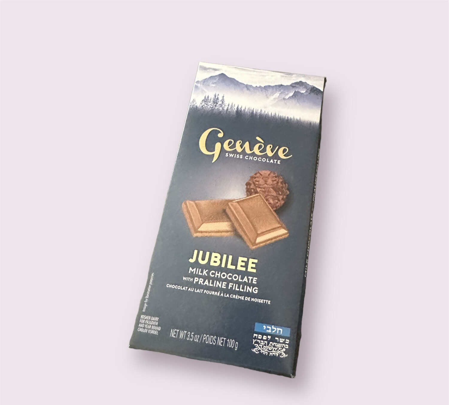 Milk Chocolate w Praline Filling Geneve Jubilee