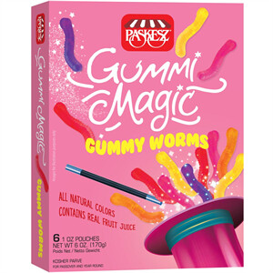 Gummi Magic Gummy Worms 6 Pack