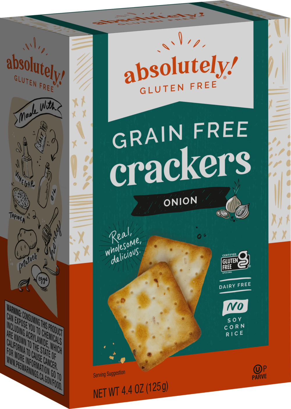 Crackers Toasted Onion 4.4 oz