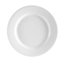 9” China Plate & Cutlery 
