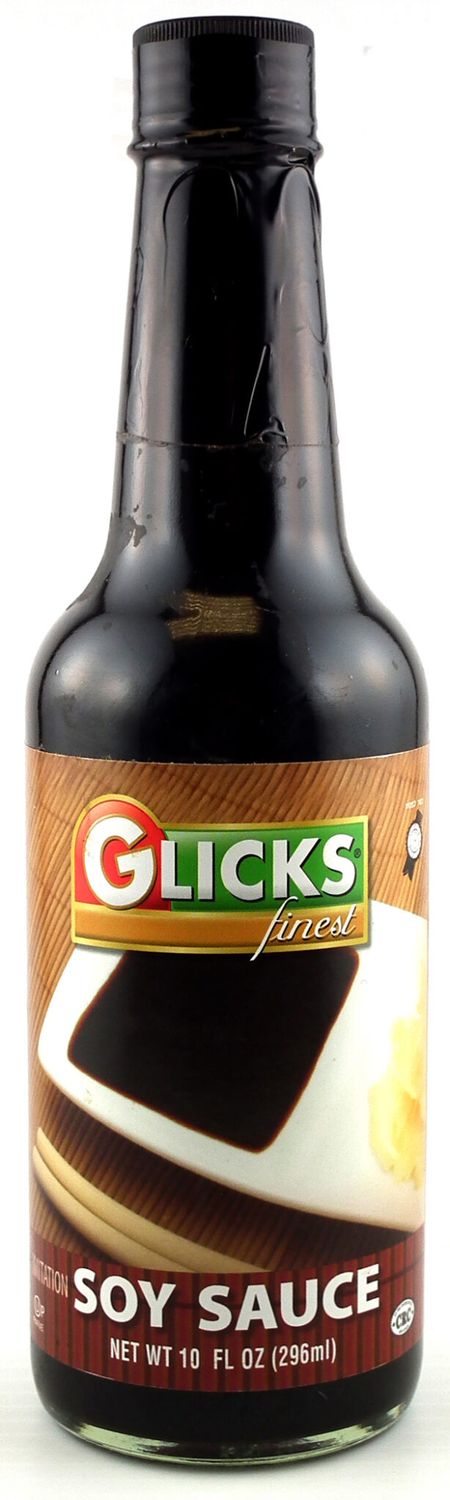 Sauce Soy Imitation 10oz Glicks