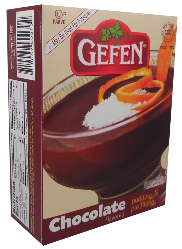 Pudding Creamy Chocolate 3.75oz Gefen