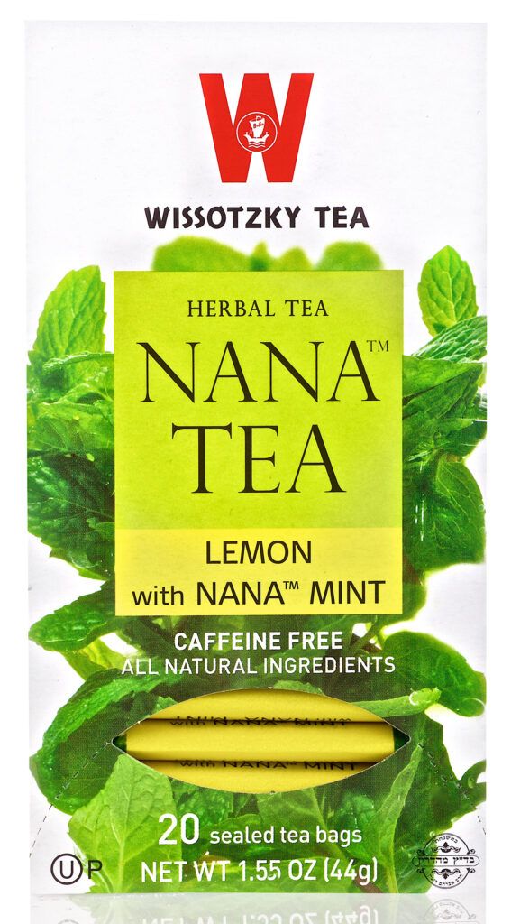 Tea Nana Lemon 20&#39;s Wissotzky