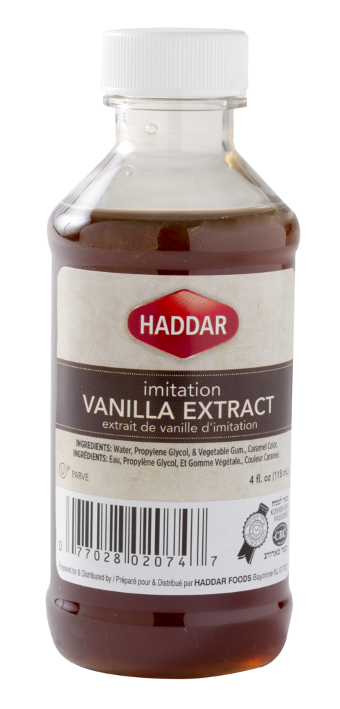 Extract Imitation Vanilla 4oz Haddar