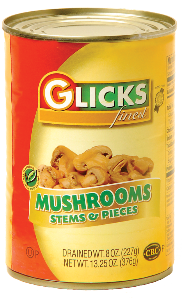 Mushrooms S&amp;P 8oz Glicks