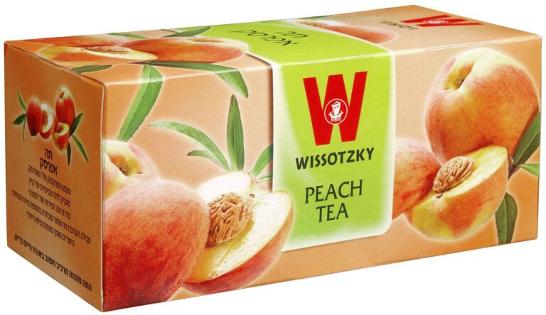Tea Fruit Peach 20&#39;s Wissotzky