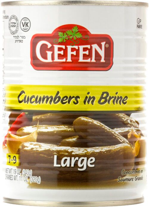 Cucumber in Brine 7-9 19oz Gefen