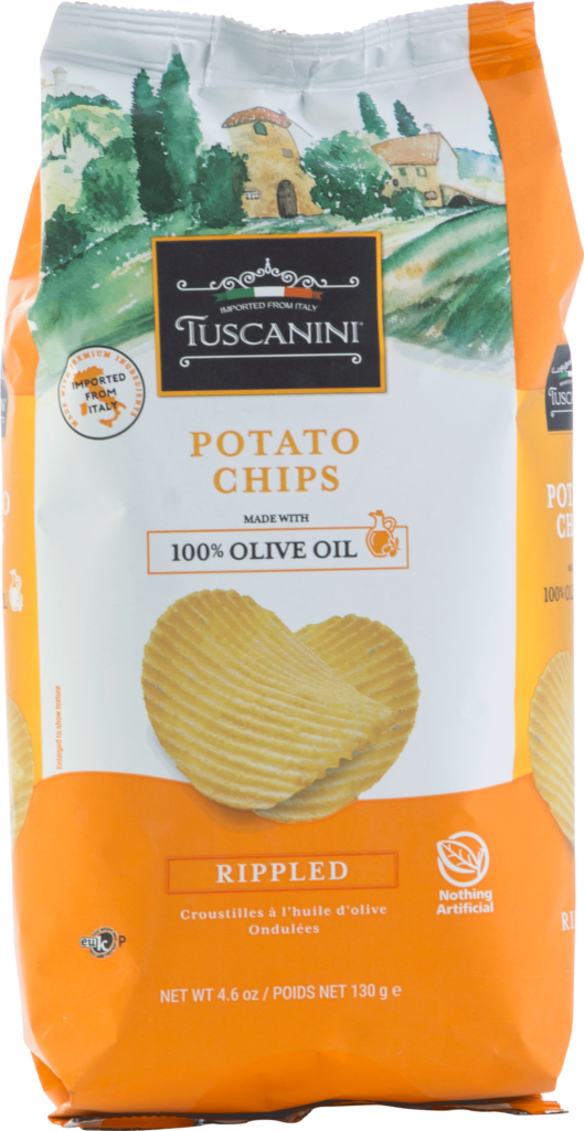 Chips Potato Rippled Olive Oil 4.6oz