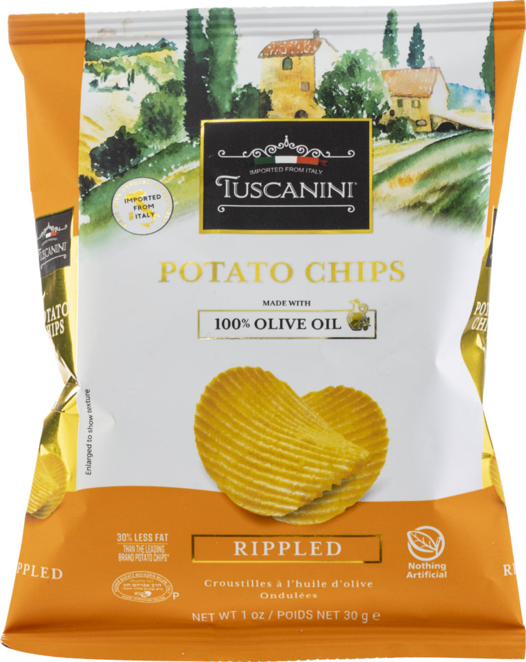 Chips Potato Rippled Snack Bag 1oz