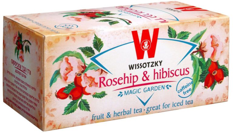 Tea Herbal Rosehip &amp; Hibiscus 20&#39;s Wissotzky