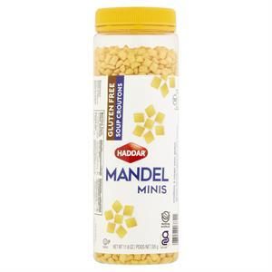 Croutons G/F Mini Mandel 11.8oz Haddar
