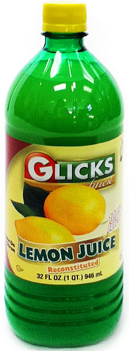 Lemon Juice 32oz Glicks