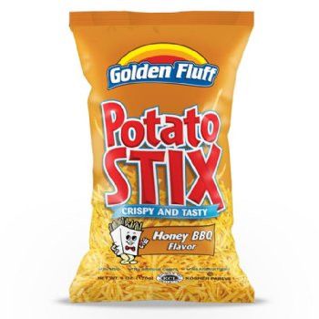 Golden Fluff Honey BBQ Potato Stix 6 oz Golden Fluff Honey BBQ Potato Stix 6 oz