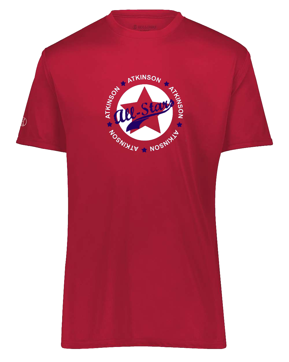 ALL STAR Performance Tee, COLOR: RED