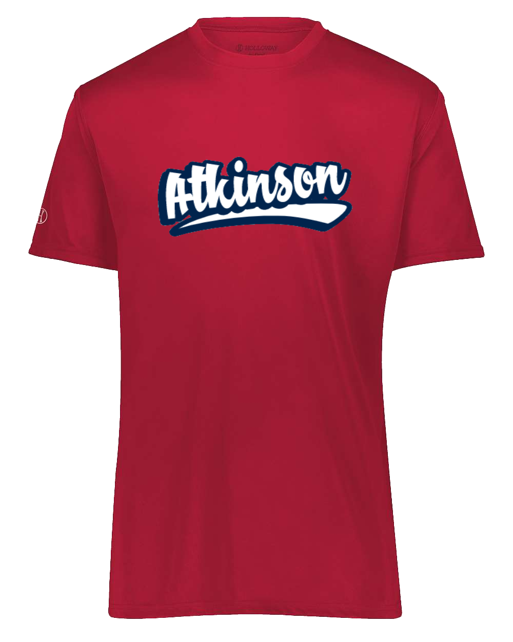 ATKINSON Performance Tee, COLOR: RED