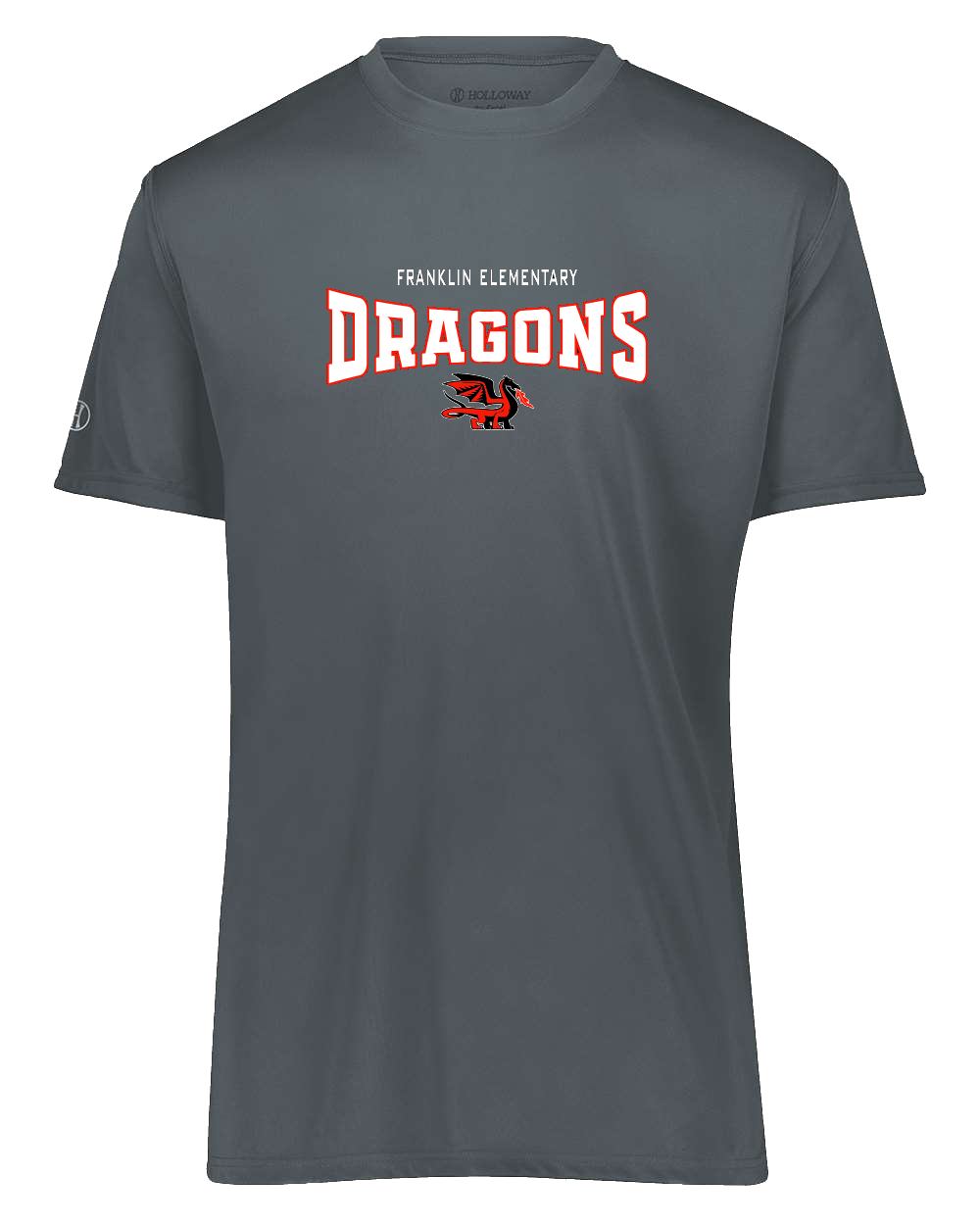 DRAGON Performance Tee, COLOR: GRAPHITE