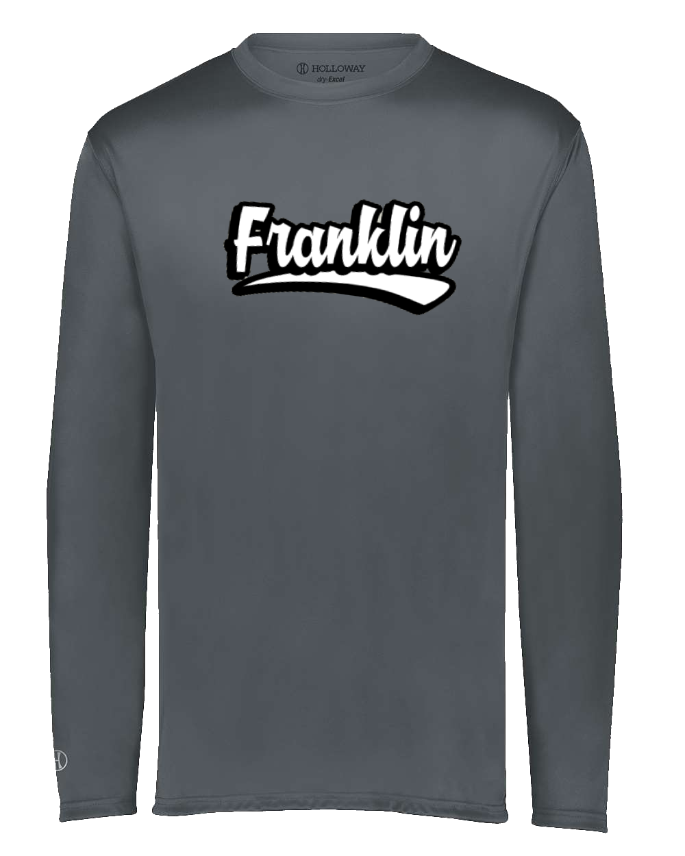 FRANKLIN Performance Long Sleeve, COLOR: GRAPHITE