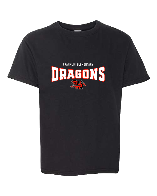 DRAGON Tee, COLOR: BLACK