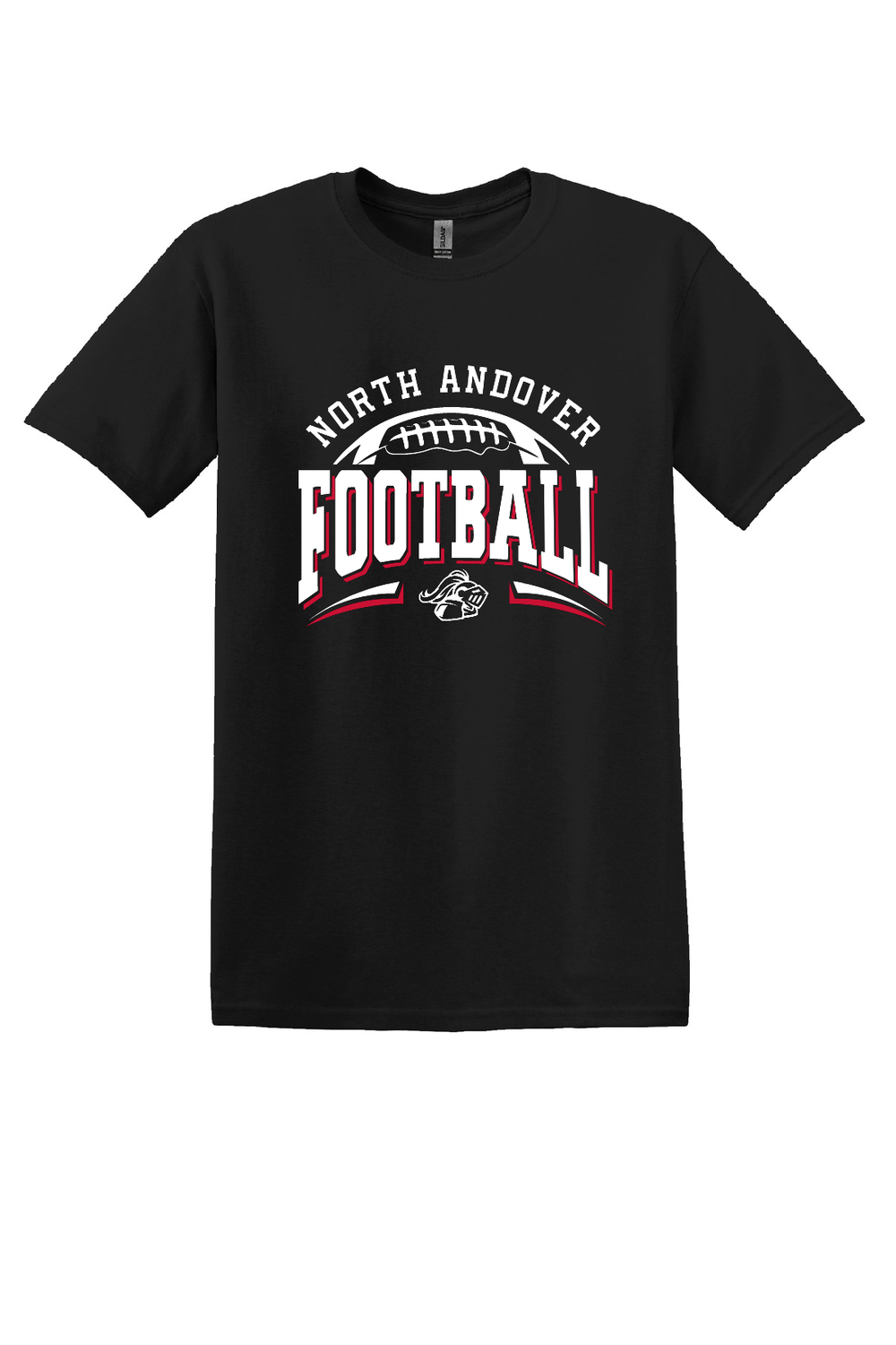 FOOTBALL TSHIRT, COLOR: BLACK