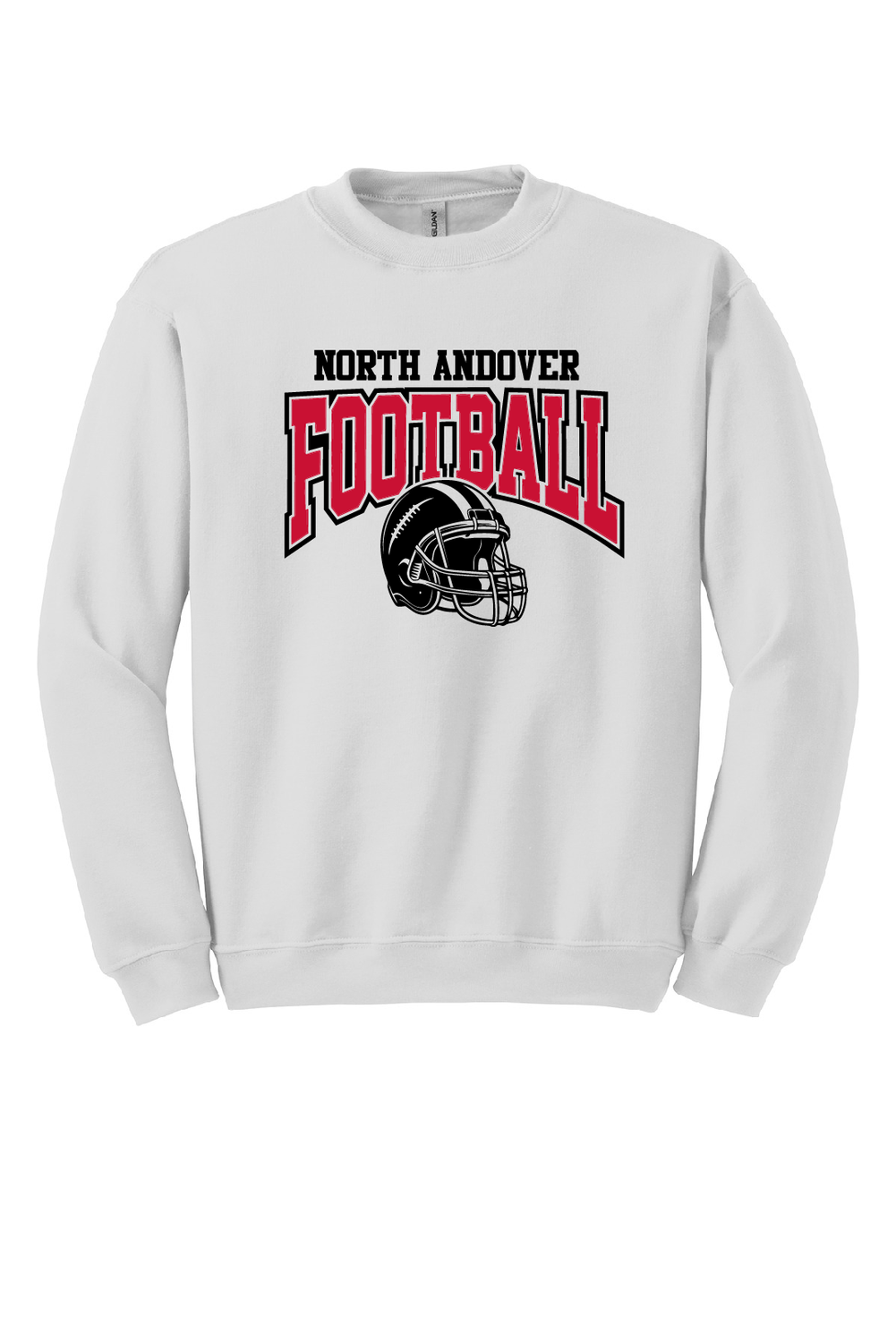 FOOTBALL HELMET CREWNECK