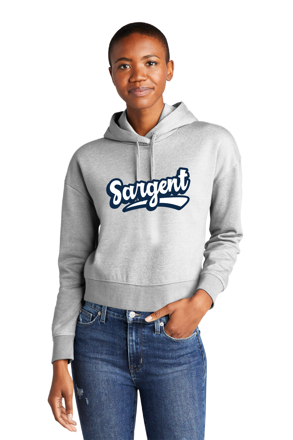 SARGENT CROPPED HOODIE