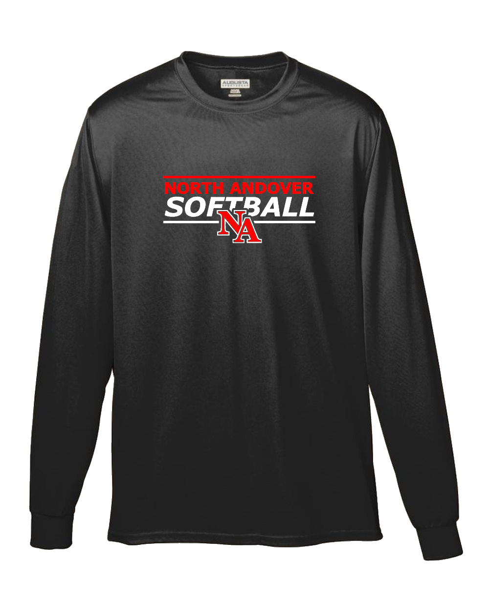 KNIGHTS SOFTBALL PERFORMANCE LONG SLEEVE, COLOR: BLACK