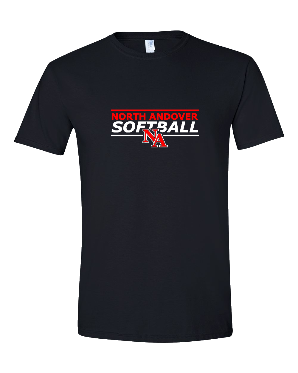 KNIGHTS SOFTBALL TEE, COLOR: BLACK