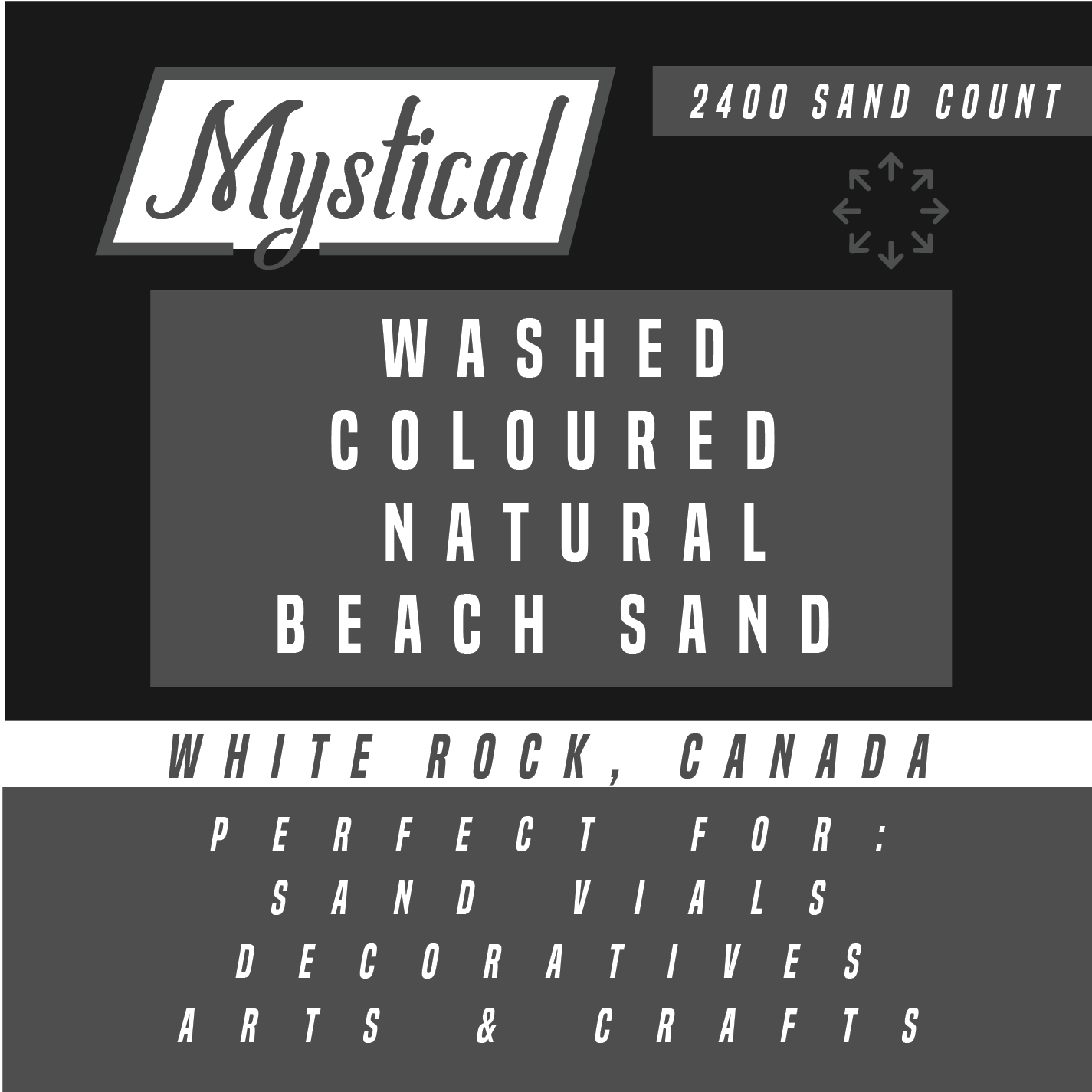 Natural Grey Scenic Sand | 2400 Count