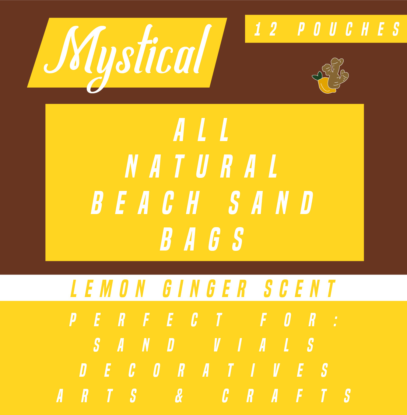 Lemon Scented Sand Bags