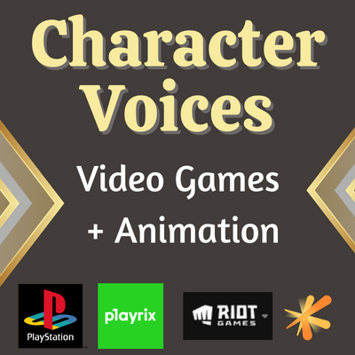 Character Voice Acting Games & Animation