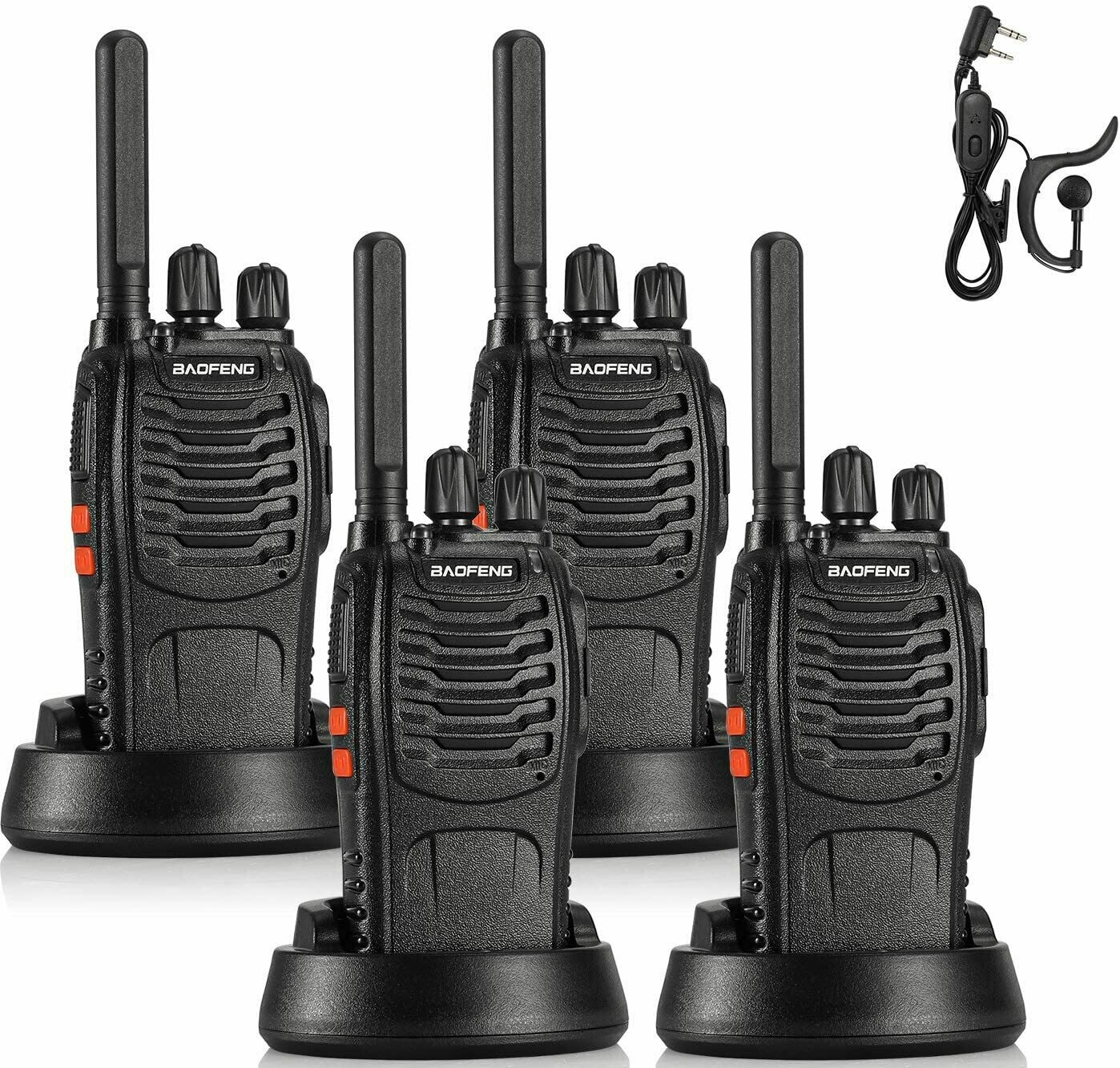Par Walkie Talkie radio bidireccional BAOFENG BF-88ST FRS 2 Und
