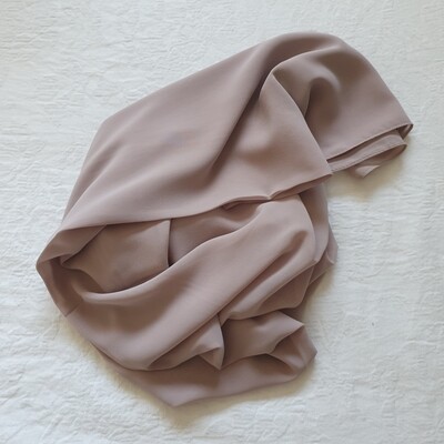 Dusty pink folded stitch Hijab