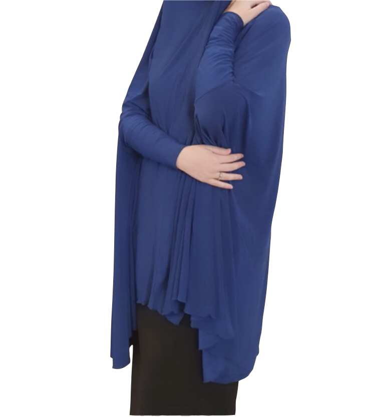 Jilbab Sleeved Royal Blue