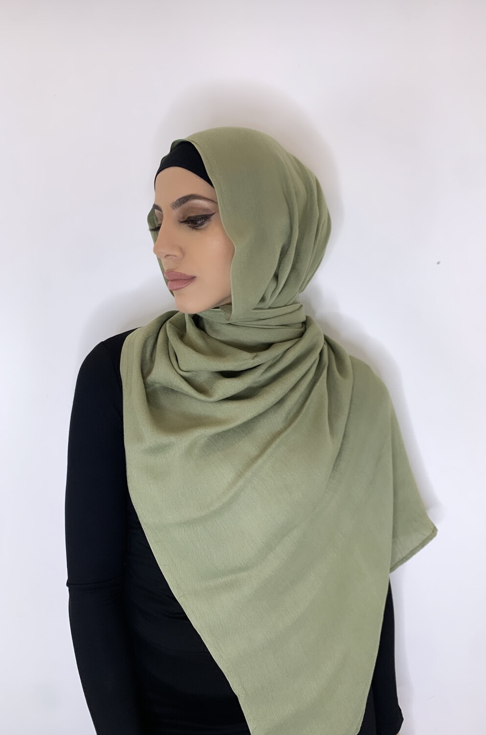 Tassel Free Cotton Hijab Pistachio