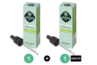 Sana Hemp konopljine kapljice 2% CBDa, XL 30 ml (AKCIJA 1+1)
