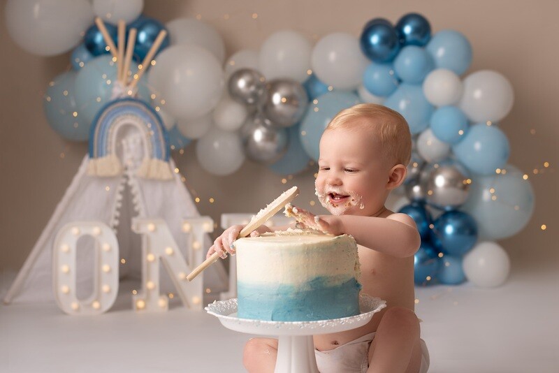 Cake Smash Photoshoot - Studio