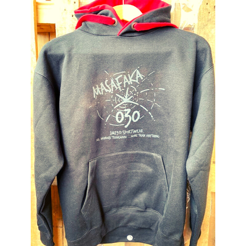 Hoody - MASAFAKA - schwarz/rot - S-XXL Hoody - MASAFAKA - schwarz/rot - S-XXL
