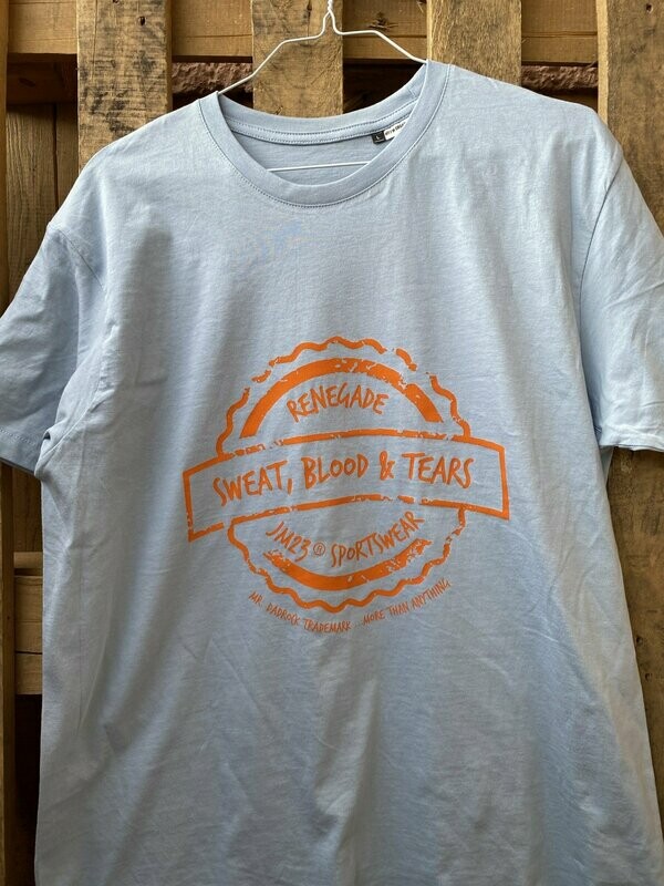T-Shirt - RENEGADE- frogeblue/orange - S-XXL nur Frontdruck
