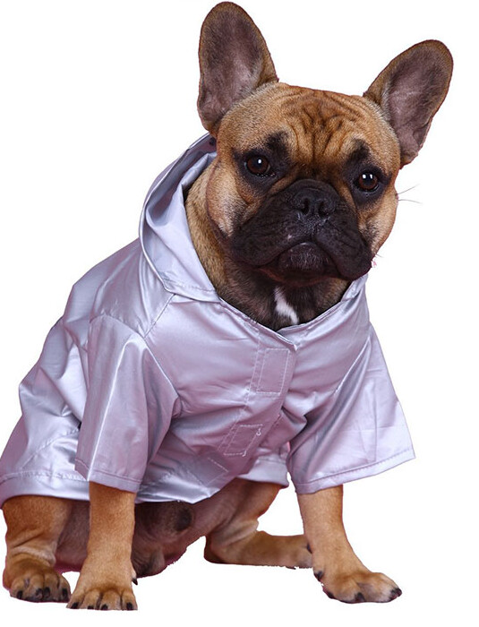 Regenjacke mit Kapuze Doggydolly altrosa/ grün %%%%% Auslaufartikel