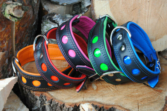 Lederhalsband reflektierend
