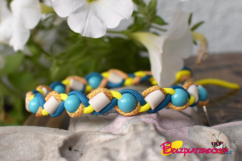EM-Kette Honeycomb/ EM-Keramikketten / EM-Keramik Halsband gegen Zecken