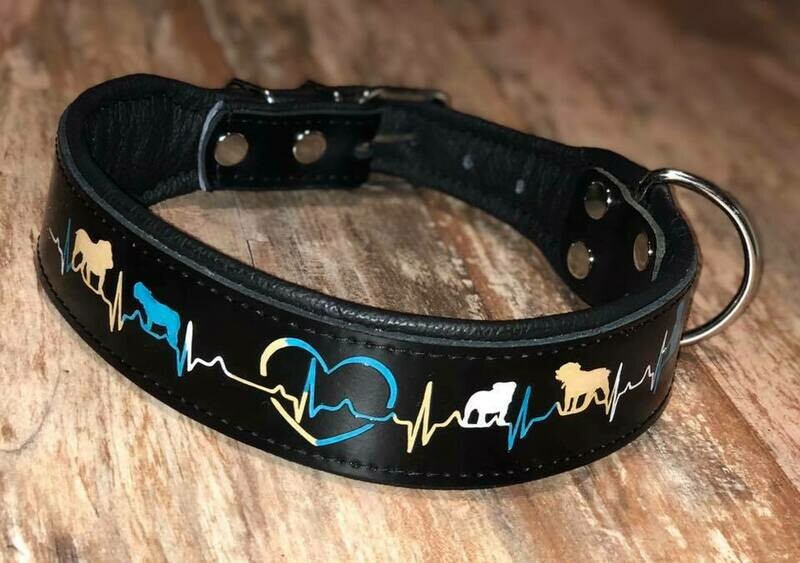 ​Lederhalsband mit Gravur 65cm%%%