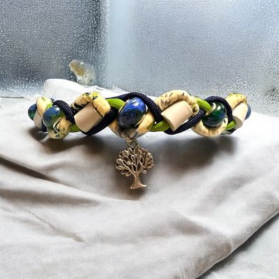 EM- Keramikkette gegen Zecken für einen Halsumfang von ca. 20-26cm