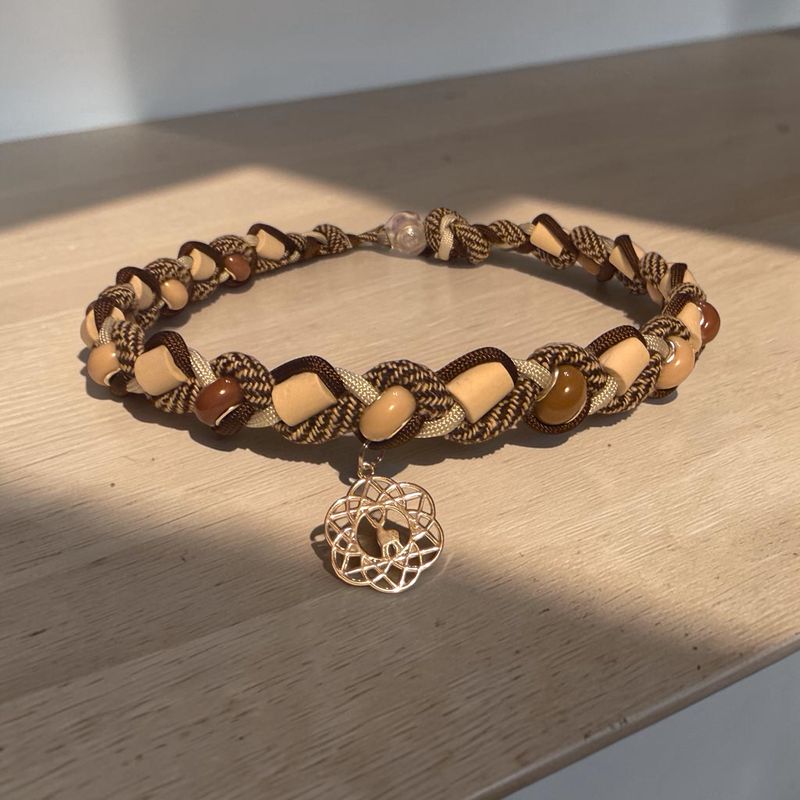 EM- Keramikkette gegen Zecken für einen Halsumfang von ca. 36-50cm