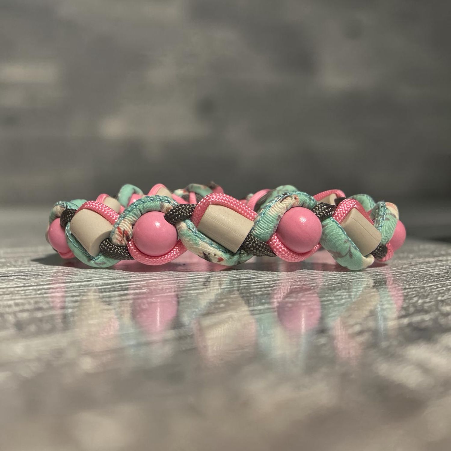 EM- Keramikkette mit Kordelstopper gegen Zecken für einen Halsumfang von ca. 30-36