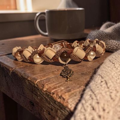 EM- Keramikkette gegen Zecken für einen Halsumfang von ca. 36-50cm